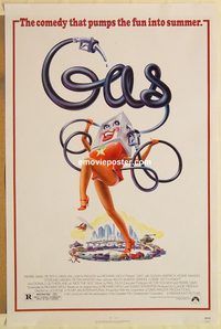 e215 GAS one-sheet movie poster '81 Susan Anspach, Howie Mandel