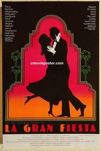 e312 LA GRAN FIESTA one-sheet movie poster '85 Lugo, Suarez