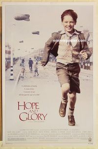 e263 HOPE & GLORY one-sheet movie poster '87 Sarah Miles, John Boorman
