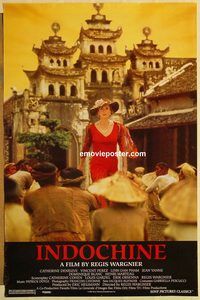 e279 INDOCHINE one-sheet movie poster '92 Catherine Deneuve, Vincent Perez