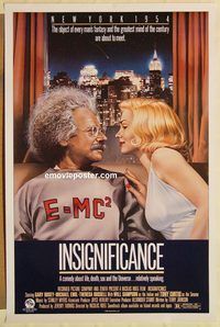 e281 INSIGNIFICANCE one-sheet movie poster '85 Nicolas Roeg, Einstein!