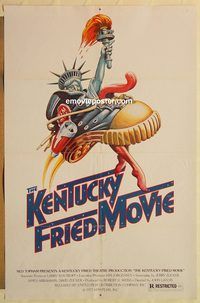 e305 KENTUCKY FRIED MOVIE one-sheet movie poster '77 John Landis comedy!