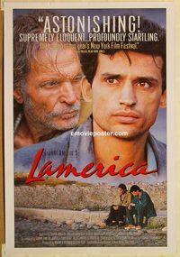 e315 LAMERICA one-sheet movie poster '94 Gianni Amelio, Enrico Lo Verso
