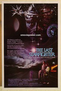 e321 LAST STARFIGHTER one-sheet movie poster '84 Lance Guest, sci-fi