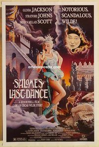 e498 SALOME'S LAST DANCE one-sheet movie poster '88 Ken Russell, Jackson