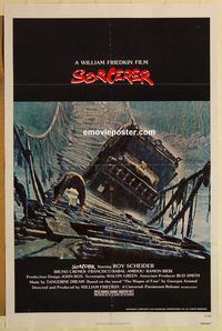e536 SORCERER one-sheet movie poster '77 William Friedkin, cool image!