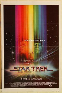 e548 STAR TREK advance one-sheet movie poster '79 Shatner, Bob Peak art!