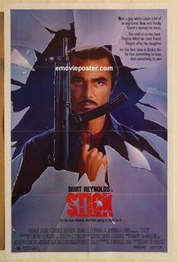 e557 STICK one-sheet movie poster '85 Burt Reynolds, George Segal