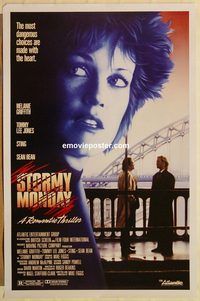 e560 STORMY MONDAY one-sheet movie poster '88 Melanie Griffith, Jones