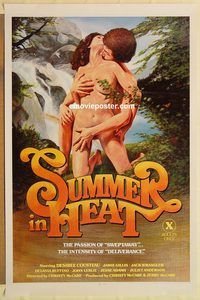e568 SUMMER IN HEAT one-sheet movie poster '79 wild sexy image!