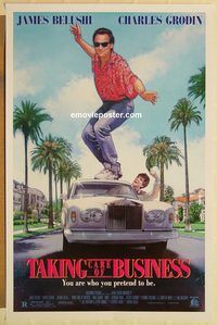 e579 TAKING CARE OF BUSINESS DS one-sheet movie poster '91 Belushi, Grodin