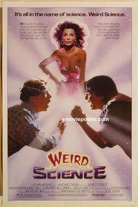 e625 WEIRD SCIENCE one-sheet movie poster '85 Kelly LeBrock