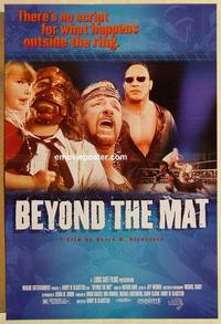 f081 BEYOND THE MAT one-sheet movie poster '99 wrestling docmuentary!