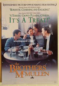 f111 BROTHERS MCMULLEN one-sheet movie poster '95 Edward Burns, McGlone