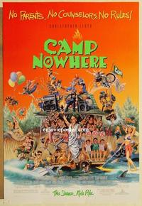 f122 CAMP NOWHERE DS advance one-sheet movie poster '94 Christopher Lloyd