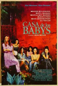 f127 CASA DE LOS BABYS DS one-sheet movie poster '03 Gyllenhaal, Hannah