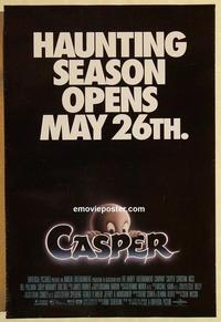 f129 CASPER DS advance one-sheet movie poster '95 Christina Ricci
