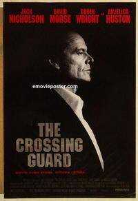 f165 CROSSING GUARD DS one-sheet movie poster '95 Jack Nicholson, Sean Penn