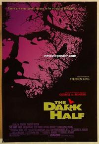 f180 DARK HALF DS one-sheet movie poster '93 George Romero, Stephen King