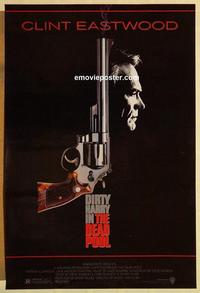 f185 DEAD POOL one-sheet movie poster '88 Eastwood as Dirty Harry