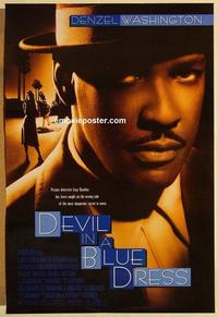 f193 DEVIL IN A BLUE DRESS one-sheet movie poster '95 Denzel Washington
