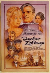 f200 DOCTOR ZHIVAGO one-sheet movie poster R95 Christie, David Lean epic!