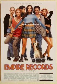 f216 EMPIRE RECORDS DS one-sheet movie poster '95 Liv Tyler, Anthony LaPaglia