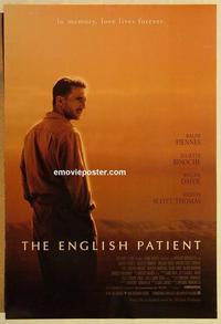 f217 ENGLISH PATIENT DS one-sheet movie poster '96 Ralph Fiennes, Dafoe