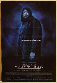 f276 GHOST DOG DS one-sheet movie poster '99 Jim Jarmusch, Forest Whitaker