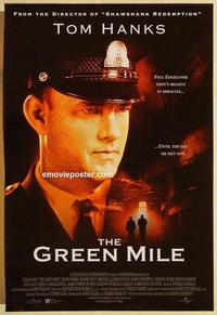 f291 GREEN MILE DS int'l one-sheet movie poster '99 Stephen King, Tom Hanks