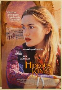 f306 HIDEOUS KINKY one-sheet movie poster '98 Kate Winslet, Gilles MacKinnon