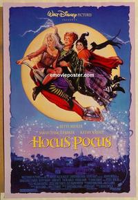 f308 HOCUS POCUS DS one-sheet movie poster '93 Thora Birch, Bette Midler