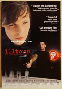 f334 ILLTOWN one-sheet movie poster '96 Michael Rapaport, Lili Taylor