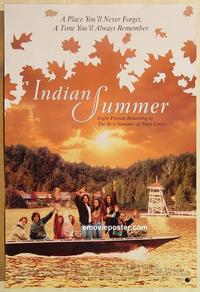 f340 INDIAN SUMMER DS one-sheet movie poster '93 Diane Lane, Alan Arkin