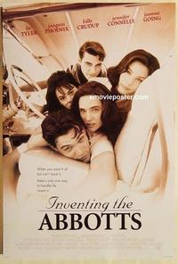 f349 INVENTING THE ABBOTTS DS one-sheet movie poster '96 Liv Tyler, Phoenix