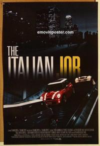 f353 ITALIAN JOB special movie poster '03 Wahlberg, Theron