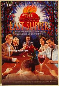 f389 LAST SUPPER DS one-sheet movie poster '95 Cameron Diaz, Ron Eldard