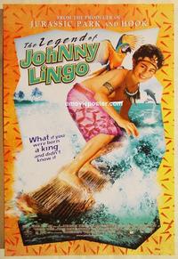 f393 LEGEND OF JOHNNY LINGO DS one-sheet movie poster '03 George Henare