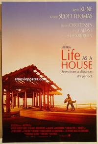 f403 LIFE AS A HOUSE DS one-sheet movie poster '01 Hayden Christensen