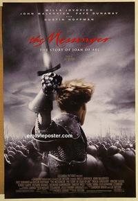f433 MESSENGER DS one-sheet movie poster '99 Milla Jovovich, Dustin Hoffman