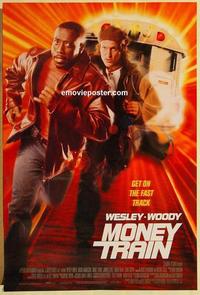 f443 MONEY TRAIN DS one-sheet movie poster '95 Woody Harrelson, Snipes