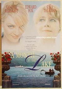 f445 MONTH BY THE LAKE one-sheet movie poster '95 Uma Thurman, Redgrave