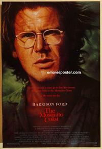 f448 MOSQUITO COAST one-sheet movie poster '86 Harrison Ford, Peter Weir