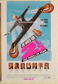 f470 NAKED GUN 2 1/2 advance one-sheet movie poster '91 Nielsen, Simpson