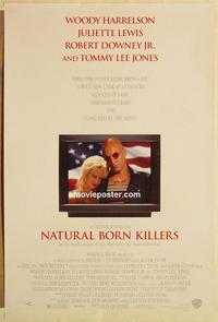 f475 NATURAL BORN KILLERS style A one-sheet movie poster '94 Oliver Stone