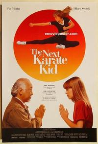 f479 NEXT KARATE KID one-sheet movie poster '94 Pat Morita, Hilary Swank