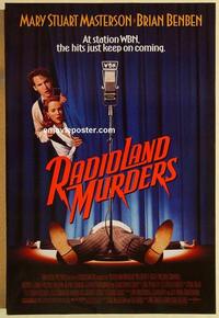 f550 RADIOLAND MURDERS DS one-sheet movie poster '94 Masterson, Beatty