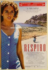 f561 RESPIRO one-sheet movie poster '02 Emanuele Crialese, Valeria Golino