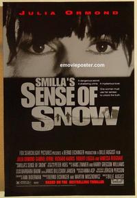f616 SMILLA'S SENSE OF SNOW one-sheet movie poster '97 Julia Ormond