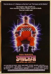 f602 SHOCKER DS one-sheet movie poster '89 Wes Craven, Michael Murphy